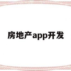 房地产app开发(房地产开发商app)