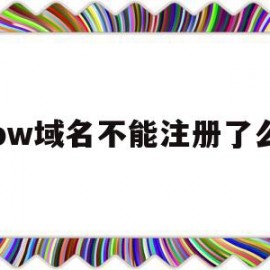 pw域名不能注册了么的简单介绍