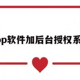 app软件加后台授权系统(给软件加授权码)