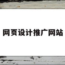 网页设计推广网站(网页设计推广网站怎么做)