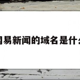 网易新闻的域名是什么(网易新闻个人主页地址怎么看)