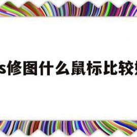 ps修图什么鼠标比较好(ps修图鼠标还是数位板)