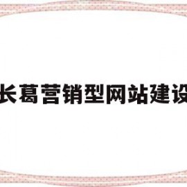 长葛营销型网站建设(湖南营销型网站建设案例)