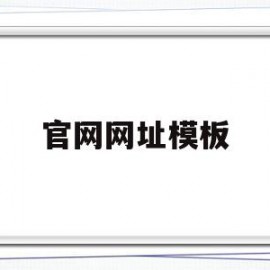 官网网址模板(官网网址模板怎么下载)