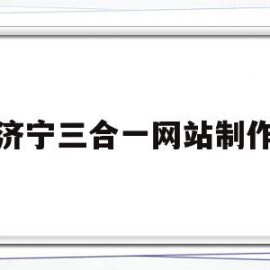 济宁三合一网站制作(济宁三合服饰有限公司)
