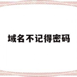 域名不记得密码(域名不知道账户密码怎么续费)