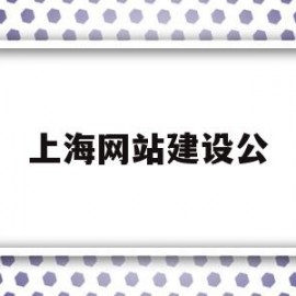 上海网站建设公(上海网站建设公司)