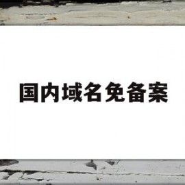 国内域名免备案(国内域名免备案免备案)