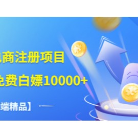 海外电商注册项目，简单操作免费白嫖10000+