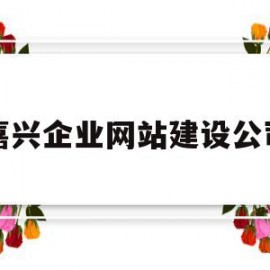 嘉兴企业网站建设公司(嘉兴企业网站建设公司有哪些)