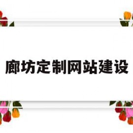 廊坊定制网站建设(廊坊高端品牌网站建设)