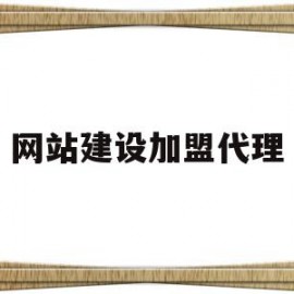 网站建设加盟代理(湖南网站建设加盟代理)