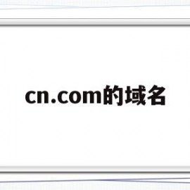 cn.com的域名(cntop域名)