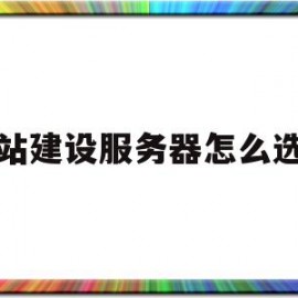 网站建设服务器怎么选择(网站建设服务器的选择方案)