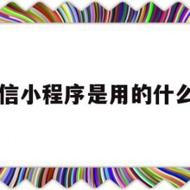 微信小程序是用的什么js(微信小程序采用什么技术开发)