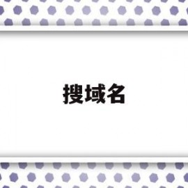 搜域名(搜域名网站)