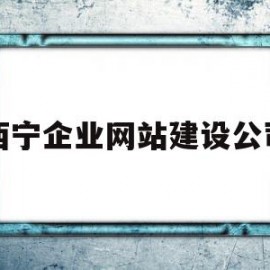 西宁企业网站建设公司(西宁企业网站建设公司有哪些)