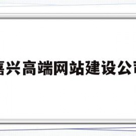 嘉兴高端网站建设公司(嘉兴高端网站建设公司排名)