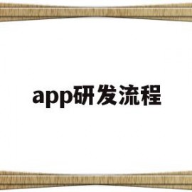 app研发流程(app研发需要什么条件)