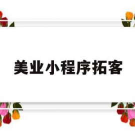 美业小程序拓客(美业微信拓客软件)