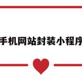 手机网站封装小程序(手机网站封装小程序下载)
