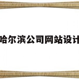 哈尔滨公司网站设计(哈尔滨公司网站设计招聘信息)