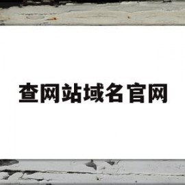 查网站域名官网(域名网站入口官网)