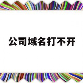 公司域名打不开(公司域名用com还是cn)