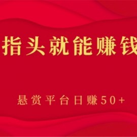 新手小项目：动动手指头就能赚钱的项目，悬赏平台日赚50+