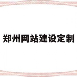 郑州网站建设定制(郑州网站建设方案咨询)