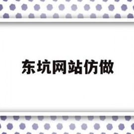 东坑网站仿做(东坑科技有限公司)