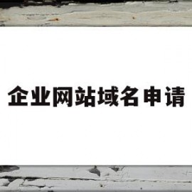 企业网站域名申请(企业网站注册域名的步骤)