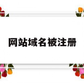 网站域名被注册(网站域名注册的相关证书或者证明文件)