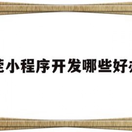 东莞小程序开发哪些好办法(java小程序开发需要哪些技术)