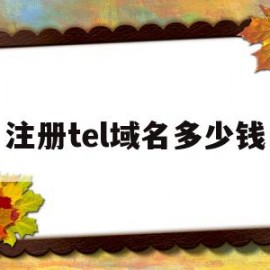注册tel域名多少钱(注册tel域名多少钱一个)