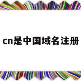 cn是中国域名注册(cn域名什么时候开放注册的)