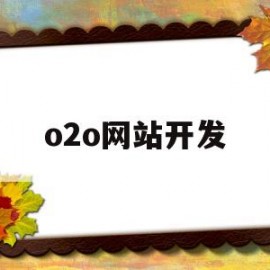 o2o网站开发(o2o系统平台怎么开发)