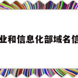工业和信息化部域名信息(工业和信息化部域名行业管理信息公示)
