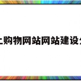 网上购物网站网站建设分析的简单介绍