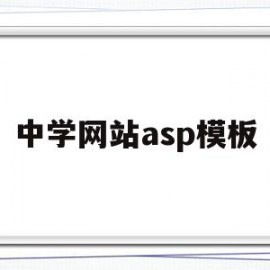 中学网站asp模板的简单介绍