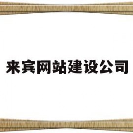 来宾网站建设公司(来宾市建设项目招标)