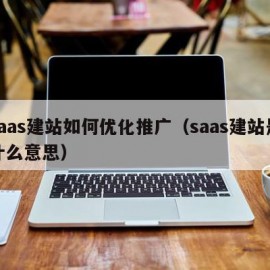 saas建站如何优化推广（saas建站是什么意思）