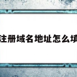注册域名地址怎么填(office注册域名怎么填)