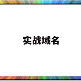 实战域名(实战云官网)