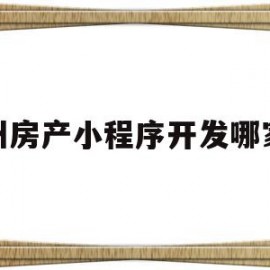 杭州房产小程序开发哪家好(杭州小程序设计开发开发商排名)