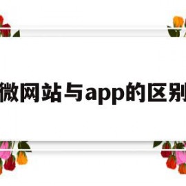 微网站与app的区别(微网站与门户网站有哪些区别)