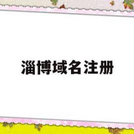 淄博域名注册(注册域名流程及费用)
