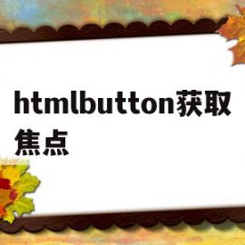 htmlbutton获取焦点(html input focus)