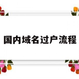 国内域名过户流程(域名过户需要什么资料)