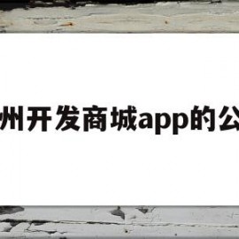 徐州开发商城app的公司(徐州开发商城app的公司有哪些)